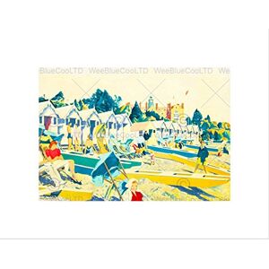 Wee Blue Coo VINTAGE TRAVEL BEACH ADVERT FELIXSTOWE LNER NEW FRAMED ART PRINT MOUNT B12X11896 Wee Blue Coo VINTAGE TRAVEL BEACH ADVERT FELIXSTOWE LNER NEW FRAMED ART PRINT MOUNT B12X11896