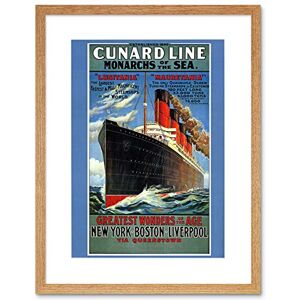 Wee Blue Coo Travel Lusitania Mauretania Cruise Liner Ship Boat Funnel Art Framed Wall Art Print Wee Blue Coo Travel Lusitania Mauretania Cruise Liner Ship Boat Funnel Art Framed Wall Art Print