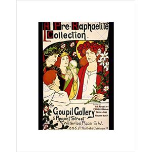 Wee Blue Coo Advert Exhibition Pre-raphaelite Goupil Gallery London Wall Art Print Wee Blue Coo Advert Exhibition Pre-raphaelite Goupil Gallery London Wall Art Print