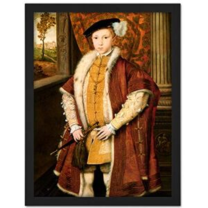 Fine Art Prints Scrots Portrait Edward Vi Tudor England 1546 Painting Artwork Framed Wall Art Print 18X24 Inch Fine Art Prints Scrots Portrait Edward Vi Tudor England 1546 Painting Artwork Framed Wall Art Print 18X24 Inch