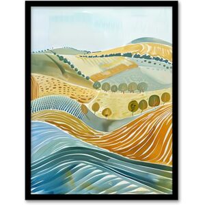 Artery8 Rolling Hills of Yorkshire England Landscape Soft Living Room Artwork Framed Wall Art Print A4 Artery8 Rolling Hills of Yorkshire England Landscape Soft Living Room Artwork Framed Wall Art Print A4