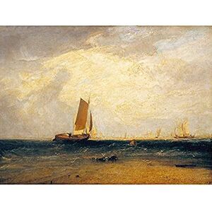 Fine Art Prints Turner-Fishing Upon The Blythe Sand Tide Setting in Art Print Canvas Premium Wall Decor Poster Wandbild Fine Art Prints Turner-Fishing Upon The Blythe Sand Tide Setting in Art Print Canvas Premium Wall Decor Poster Wandbild