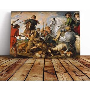 Big Box Art Canvas Print Wall Art Peter Paul Rubens The Wolf and The Fox Mounted & Stretched Box Frame Picture Home Decor for Kitchen, Living Room, Bedroom, Hallway, Multi-Colour, 30x20 Inch Big Box Art Canvas Print Wall Art Peter Paul Rubens The Wolf and The Fox Mounted & Stretched Box Frame Picture Home Decor for Kitchen, Living Room, Bedroom, Hallway, Multi-Colour, 30x20 Inch