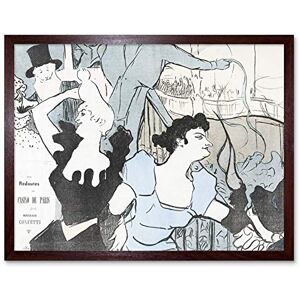Artery8 Toulouse Lautrec Masked Ball Casino Paris Advert Art Print Framed Poster Wall Decor 12x16 inch Artery8 Toulouse Lautrec Masked Ball Casino Paris Advert Art Print Framed Poster Wall Decor 12x16 inch