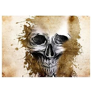 Wee Blue Coo Painting Drawing Creepy Paint Splach Skull Cool Wall Art Print Wee Blue Coo Painting Drawing Creepy Paint Splach Skull Cool Wall Art Print