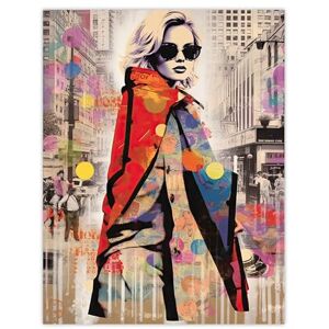 Artery8 New York Fashion Advert Picture Collage Artwork Woman Colour Fashion Stands Out In Grey City Vibrant Colourful Bold Pop Art Modern Painting Extra Large XL Wall Art Poster Print Artery8 New York Fashion Advert Picture Collage Artwork Woman Colour Fashion Stands Out In Grey City Vibrant Colourful Bold Pop Art Modern Painting Extra Large XL Wall Art Poster Print