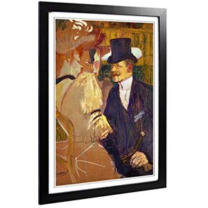 Big Box Art Framed Print of Henri de Toulouse-Lautrec Englishman at Moulin Rouge Design Wall Art Picture Home Decor for Kitchen, Living Room, Bedroom, Office, Black, A2 / 24.5x18 Inch / 62x45cm Big Box Art Framed Print of Henri de Toulouse-Lautrec Englishman at Moulin Rouge Design Wall Art Picture Home Decor for Kitchen, Living Room, Bedroom, Office, Black, A2 / 24.5x18 Inch / 62x45cm