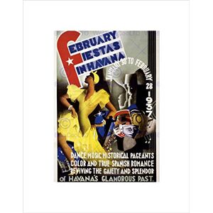Wee Blue Coo Ad Exhibition Fiesta Carnival Havana Cuba Dance Music Wall Art Print Wee Blue Coo Ad Exhibition Fiesta Carnival Havana Cuba Dance Music Wall Art Print
