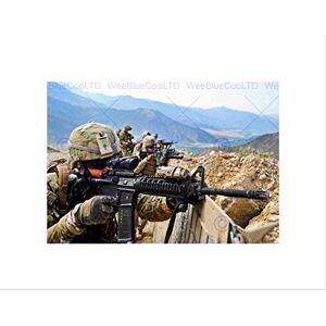 Wee Blue Coo PHOTO MILITARY SOLDIER GUN RIFLE NATIONAL GUARD USA FRAMED ART PRINT B12X7619 Wee Blue Coo PHOTO MILITARY SOLDIER GUN RIFLE NATIONAL GUARD USA FRAMED ART PRINT B12X7619