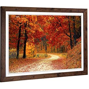 Big Box Art Framed Print of Landscape Autumn Fall Woofland Forest Design Wall Art Picture Home Decor for Kitchen, Living Room, Bedroom, Hallway, Walnut, A2 / 24.5x18 Inch / 62x45cm Big Box Art Framed Print of Landscape Autumn Fall Woofland Forest Design Wall Art Picture Home Decor for Kitchen, Living Room, Bedroom, Hallway, Walnut, A2 / 24.5x18 Inch / 62x45cm