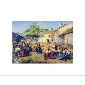 Wee Blue Coo PAINTING PORTRAIT WALDMUELLER FAREWELL BRIDE BLACK FRAMED ART PRINT B12X12715 Wee Blue Coo PAINTING PORTRAIT WALDMUELLER FAREWELL BRIDE BLACK FRAMED ART PRINT B12X12715