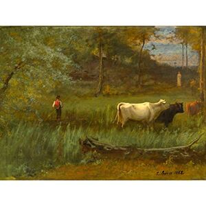 Artery8 Inness Pastoral C1882 Painting Large Wall Art Poster Print Thick Paper 18X24 Inch Artery8 Inness Pastoral C1882 Painting Large Wall Art Poster Print Thick Paper 18X24 Inch