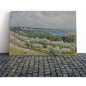 Big Box Art Canvas Print Wall Art Alfred Sisley Terrace at Saint Germaine Mounted & Stretched Framed Picture Home Decor for Kitchen, Living Room, Bedroom, Hallway, Multi-Colour, 30x20 Inch Big Box Art Canvas Print Wall Art Alfred Sisley Terrace at Saint Germaine Mounted & Stretched Framed Picture Home Decor for Kitchen, Living Room, Bedroom, Hallway, Multi-Colour, 30x20 Inch