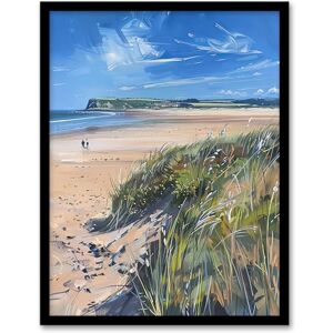 Artery8 Alnmouth Beach Painting Spring Coastal England Living Room Art Print Framed Poster Wall Decor 12x16 inch Artery8 Alnmouth Beach Painting Spring Coastal England Living Room Art Print Framed Poster Wall Decor 12x16 inch
