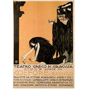 Wee Blue Coo Theatre Coefore Aeschylus Greek Syracuse Sicily Picture Wall Art Print Wee Blue Coo Theatre Coefore Aeschylus Greek Syracuse Sicily Picture Wall Art Print