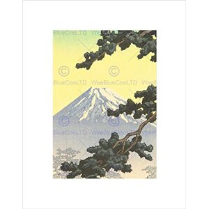 Wee Blue Coo Nature Landscape Fuji Japan Volcano Kawase Hasui Wall Art Print Wee Blue Coo Nature Landscape Fuji Japan Volcano Kawase Hasui Wall Art Print