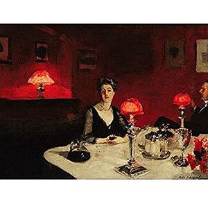 Fine Art Prints John Singer Sargent Le Verre De Porto A Dinner Table At Night Art Print Canvas Premium Wall Decor Poster Mural Fine Art Prints John Singer Sargent Le Verre De Porto A Dinner Table At Night Art Print Canvas Premium Wall Decor Poster Mural