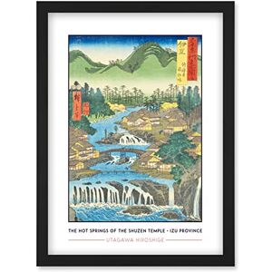 Wee Blue Coo The Hot Springs of the Shuzen Temple Izu Province Utagawa Hiroshige Japanese Woodblock Classic Collection Artwork Framed Wall Art Print A4 Wee Blue Coo The Hot Springs of the Shuzen Temple Izu Province Utagawa Hiroshige Japanese Woodblock Classic Collection Artwork Framed Wall Art Print A4