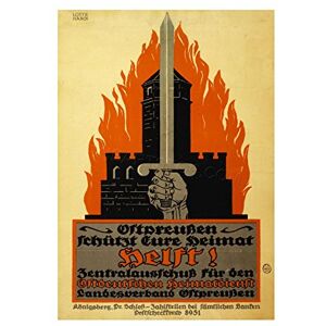 Wee Blue Coo Vintage Ad Political Military Aftermath War WWI Germany Wall Art Print Wee Blue Coo Vintage Ad Political Military Aftermath War WWI Germany Wall Art Print