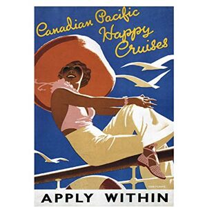 Wee Blue Coo Travel Vintage Ad Canadian Pacific Happy Cruises Ocean Wall Art Print Wee Blue Coo Travel Vintage Ad Canadian Pacific Happy Cruises Ocean Wall Art Print