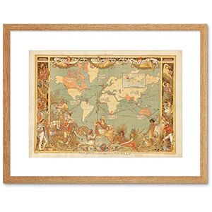 Wee Blue Coo Maps British Empire 1886 Imperial Illustrated People World Framed Wall Art Print Wee Blue Coo Maps British Empire 1886 Imperial Illustrated People World Framed Wall Art Print