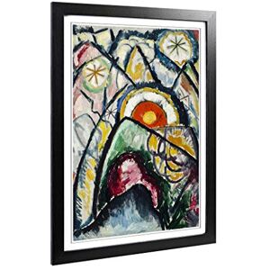 Big Box Art Framed Print of Marsden Hartley Painting Number One Design Wall Art Picture Home Decor for Kitchen, Living Room, Bedroom, Hallway, Black, A2 / 24.5x18 Inch / 62x45cm Big Box Art Framed Print of Marsden Hartley Painting Number One Design Wall Art Picture Home Decor for Kitchen, Living Room, Bedroom, Hallway, Black, A2 / 24.5x18 Inch / 62x45cm