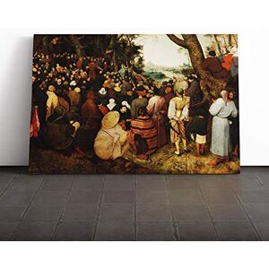 Big Box Art Canvas Print Wall Art Pieter Bruegel The Elder The Sermon of Saint John The Baptist Framed Picture Home Decor for Kitchen, Living Room, Bedroom, Multi-Colour, 20x14 Inch Big Box Art Canvas Print Wall Art Pieter Bruegel The Elder The Sermon of Saint John The Baptist Framed Picture Home Decor for Kitchen, Living Room, Bedroom, Multi-Colour, 20x14 Inch