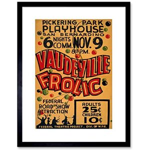 Wee Blue Coo Theatre Vaudeville Frolic Stage San Bernardino California Framed Print B12X1389 Wee Blue Coo Theatre Vaudeville Frolic Stage San Bernardino California Framed Print B12X1389