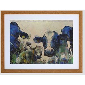 Wee Blue Coo Nature Cow Cattle Farm Animal Framed Wall Art Print Wee Blue Coo Nature Cow Cattle Farm Animal Framed Wall Art Print