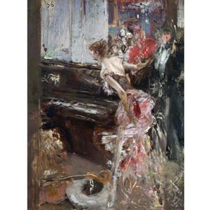 Artery8 Giovanni Boldini Recital C1884 Painting Art Print Canvas Premium Wall Decor Poster Mural Artery8 Giovanni Boldini Recital C1884 Painting Art Print Canvas Premium Wall Decor Poster Mural