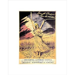 Wee Blue Coo WAR LOAN FLAG LIBERTY TRICOLORE FIRST WORLD FRANCE FRAMED ART PRINT B12X1924 Wee Blue Coo WAR LOAN FLAG LIBERTY TRICOLORE FIRST WORLD FRANCE FRAMED ART PRINT B12X1924