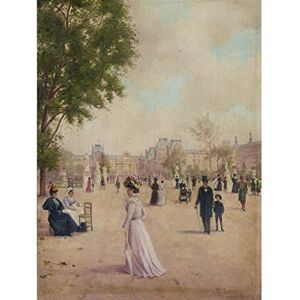 Artery8 Bare The Tuileries Gardens After 1883 Painting Premium Wall Art Canvas Print 18X24 Inch Artery8 Bare The Tuileries Gardens After 1883 Painting Premium Wall Art Canvas Print 18X24 Inch