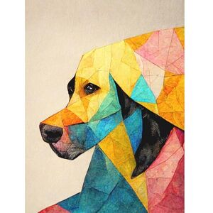 Doppelganger33 LTD Labrador Polygon Dog Abstract Geometric Paper Decoupage Large Wall Art Poster Print Thick Paper 18X24 Inch Doppelganger33 LTD Labrador Polygon Dog Abstract Geometric Paper Decoupage Large Wall Art Poster Print Thick Paper 18X24 Inch