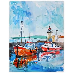 Artery8 Newhaven Lighthouse Fishing Boats Harbour Bathroom Toilet Extra Large XL Wall Art Poster Print Artery8 Newhaven Lighthouse Fishing Boats Harbour Bathroom Toilet Extra Large XL Wall Art Poster Print