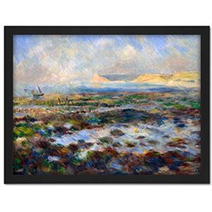 Artery8 Pierre Auguste Renoir Low Tide Yport 1883 Painting Artwork Framed Wall Art Print 18X24 Inch Artery8 Pierre Auguste Renoir Low Tide Yport 1883 Painting Artwork Framed Wall Art Print 18X24 Inch