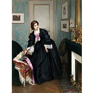 Wee Blue Coo LTD PAINTING DE JONGHE LOOK AT THE TIME ART PRINT PICTURE POSTER HP2940 Wee Blue Coo LTD PAINTING DE JONGHE LOOK AT THE TIME ART PRINT PICTURE POSTER HP2940