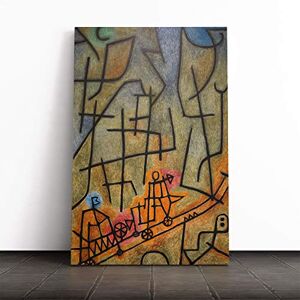 Big Box Art Canvas Print Wall Art Paul Klee Conquest of The Mountain Mounted & Stretched Box Frame Picture Home Decor for Kitchen, Living Room, Bedroom, Hallway, Multi-Colour, 24x16 Inch Big Box Art Canvas Print Wall Art Paul Klee Conquest of The Mountain Mounted & Stretched Box Frame Picture Home Decor for Kitchen, Living Room, Bedroom, Hallway, Multi-Colour, 24x16 Inch