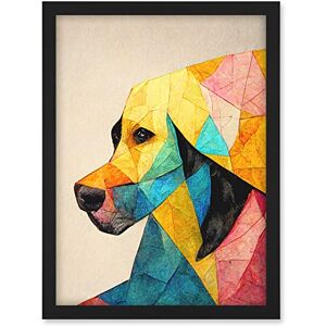 Doppelganger33 LTD Labrador Polygon Dog Abstract Geometric Paper Decoupage Artwork Framed A3 Wall Art Print Doppelganger33 LTD Labrador Polygon Dog Abstract Geometric Paper Decoupage Artwork Framed A3 Wall Art Print
