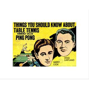 Wee Blue Coo SPORT BOOK COVER TABLE TENNIS PING PONG 1937 NEW FRAMED ART PRINT B12X11270 Wee Blue Coo SPORT BOOK COVER TABLE TENNIS PING PONG 1937 NEW FRAMED ART PRINT B12X11270