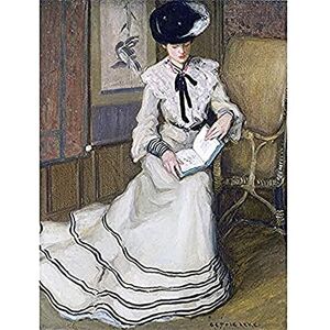 Fine Art Prints Frieseke Girl Reading Dress Book Painting Unframed Wall Art Print Poster Home Decor Premium Fine Art Prints Frieseke Girl Reading Dress Book Painting Unframed Wall Art Print Poster Home Decor Premium