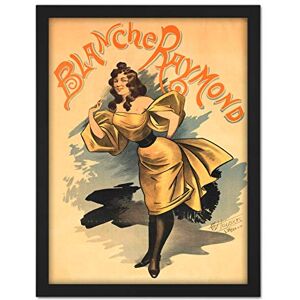 Fine Art Prints Choubrac Singer Blanche Raymond Vintage Show Advert Large Framed Art Print Poster Wall Decor 18x24 in Fine Art Prints Choubrac Singer Blanche Raymond Vintage Show Advert Large Framed Art Print Poster Wall Decor 18x24 in
