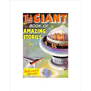 Wee Blue Coo SPACE SCI FI ADVENTURE GIANT COMIC BOOK COVER NEW FRAMED ART PRINT B12X11262 Wee Blue Coo SPACE SCI FI ADVENTURE GIANT COMIC BOOK COVER NEW FRAMED ART PRINT B12X11262