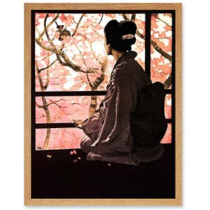 Wee Blue Coo Opera Madame Butterfly Japanese Art Print Framed Poster Wall Decor 12x16 inch Wee Blue Coo Opera Madame Butterfly Japanese Art Print Framed Poster Wall Decor 12x16 inch