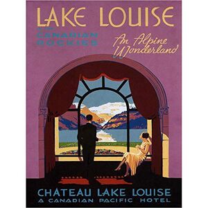 Wee Blue Coo Travel Tourism Lake Louise Rocky Mountains Canada Vintage Advert Art Print Poster Wall Decor 12X16 Inch Wee Blue Coo Travel Tourism Lake Louise Rocky Mountains Canada Vintage Advert Art Print Poster Wall Decor 12X16 Inch