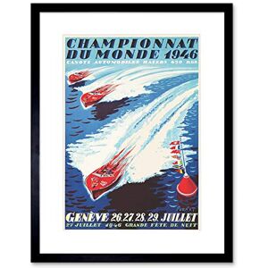 Wee Blue Coo Ad Exhibition Sport Speed Boat Car Automobile Show Geneva Framed Wall Art Print Wee Blue Coo Ad Exhibition Sport Speed Boat Car Automobile Show Geneva Framed Wall Art Print