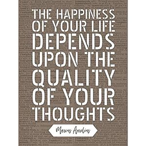 Artery8 Quote Marcus Aurelius Happiness Quality Thoughts Unframed Wall Art Print Poster Home Decor Premium Artery8 Quote Marcus Aurelius Happiness Quality Thoughts Unframed Wall Art Print Poster Home Decor Premium