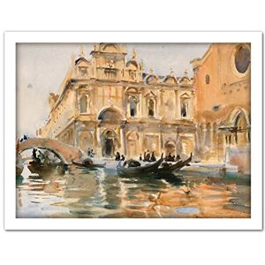Fine Art Prints John Singer Sargent Rio Dei Mendicanti Venice Large Framed Art Print Poster Wall Decor 18x24 Fine Art Prints John Singer Sargent Rio Dei Mendicanti Venice Large Framed Art Print Poster Wall Decor 18x24