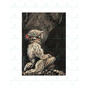 Wee Blue Coo Painting Nilas Offer Julbocken John Bauer Wall Art Print Wee Blue Coo Painting Nilas Offer Julbocken John Bauer Wall Art Print