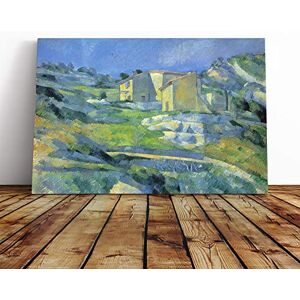 Big Box Art Canvas Print Wall Art Paul Cezanne Landscape and Houses (2) Mounted & Stretched Box Frame Picture Home Decor for Kitchen, Living Room, Bedroom, Hallway, Multi-Colour, 30x20 Inch Big Box Art Canvas Print Wall Art Paul Cezanne Landscape and Houses (2) Mounted & Stretched Box Frame Picture Home Decor for Kitchen, Living Room, Bedroom, Hallway, Multi-Colour, 30x20 Inch