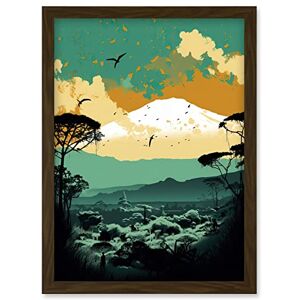 Artery8 - Mount Fuji Sunrise - Teal Blue - Wall Art Print Artery8 - Mount Fuji Sunrise - Teal Blue - Wall Art Print